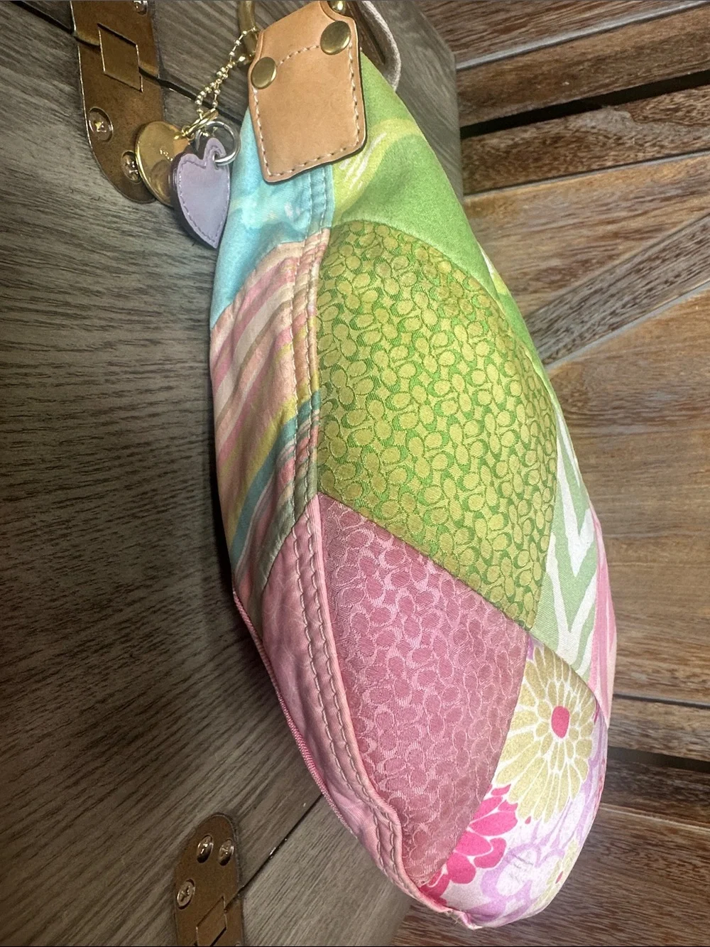 Coach Vintage Y2K Patchwork Shoulder Hobo RARE & Hard to Find!